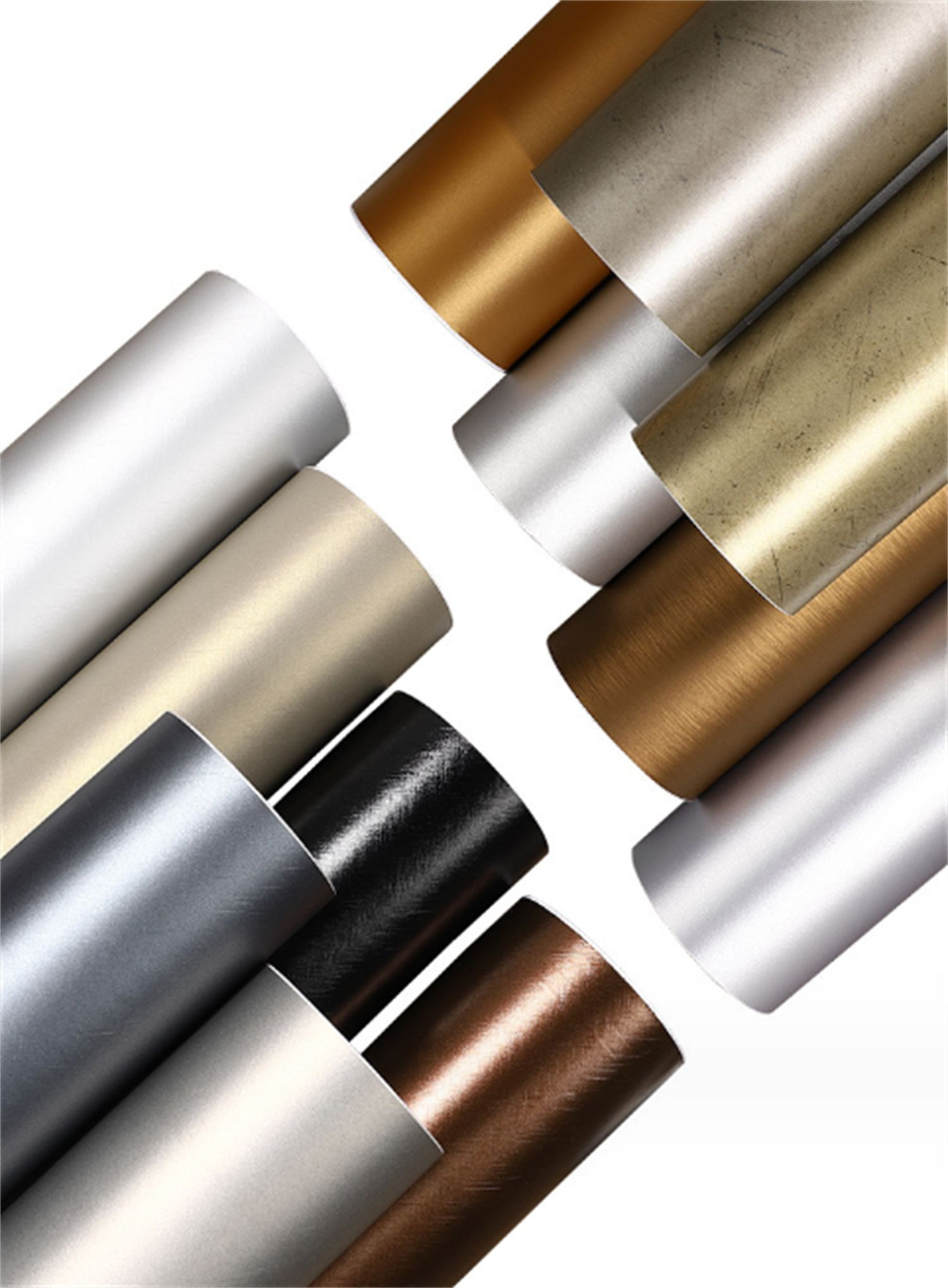 High quality Self-Adhesive Waterproof metal color wall sticker
