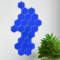 Self-adhesive 3D acrylic wall stickers for bedroom and living room decoration