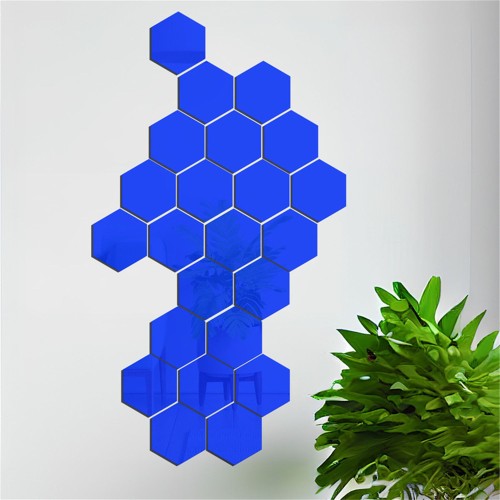 Self-adhesive 3D acrylic wall stickers for bedroom and living room decoration