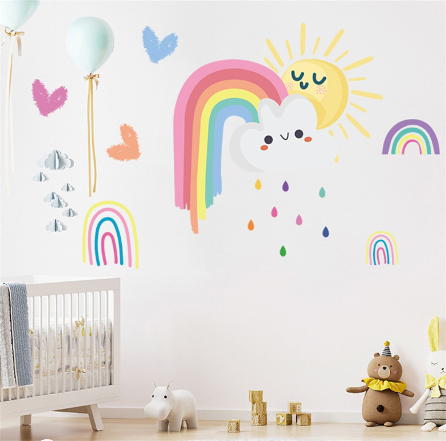 Wholesale Self-Adhesive INS type wall sticker for Living Room Decoration