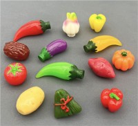 Wholesale fun 3d simulation vegetable fridge magnet