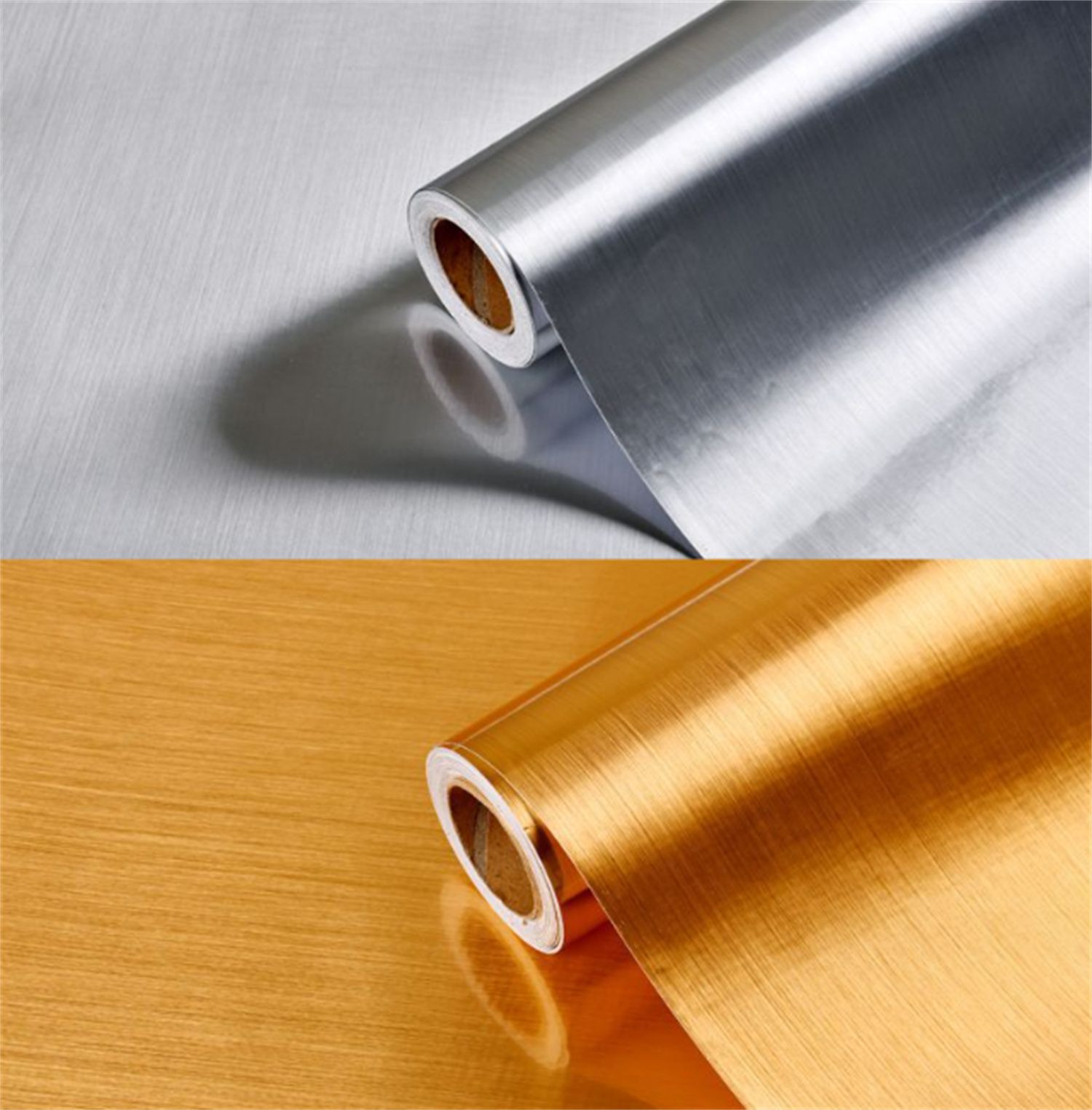 High quality Self-Adhesive Waterproof metal color wall sticker