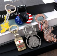 Personalized Bottle Opener Shape Fridge Magnet for Creative Gifts