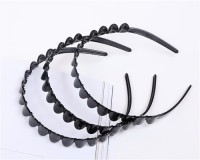 Creative compression hair clip simple solid color plastic headband