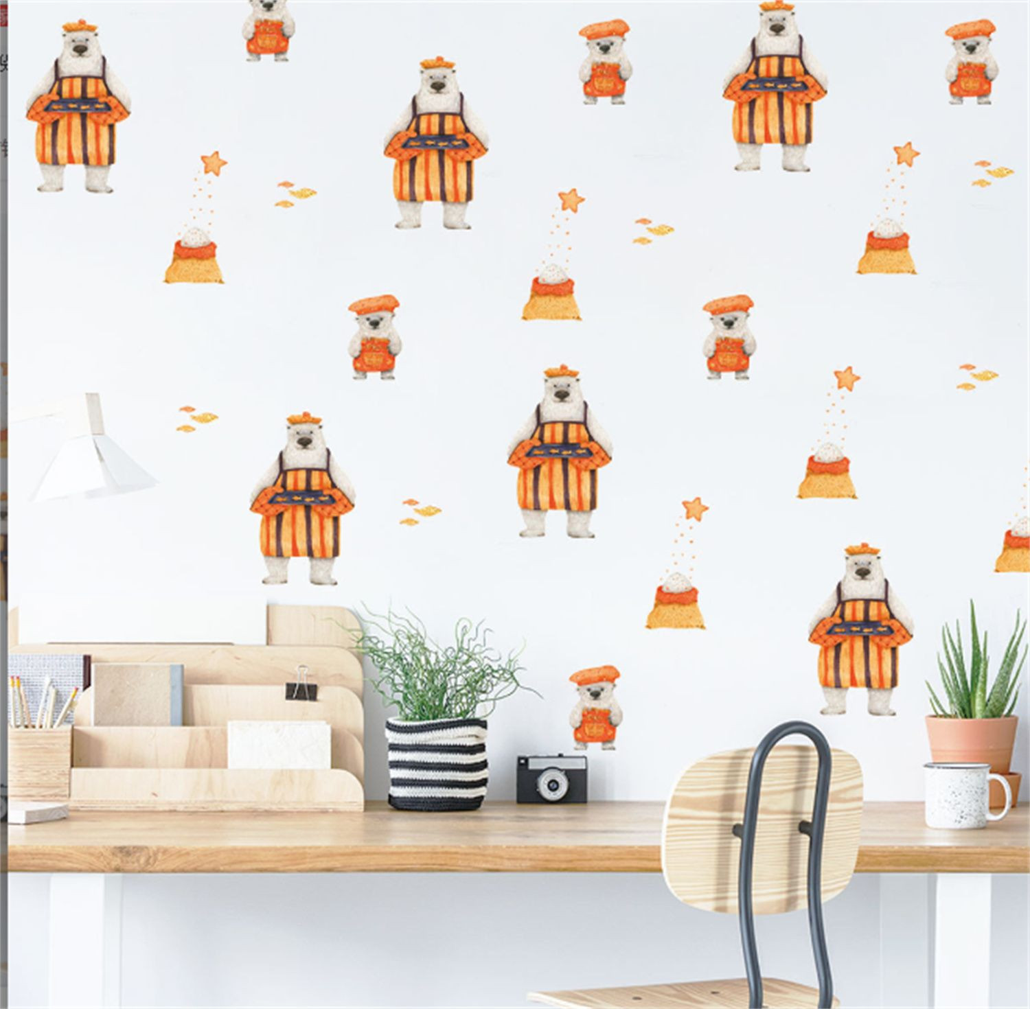 Wholesale Self-Adhesive INS type wall sticker for Living Room Decoration