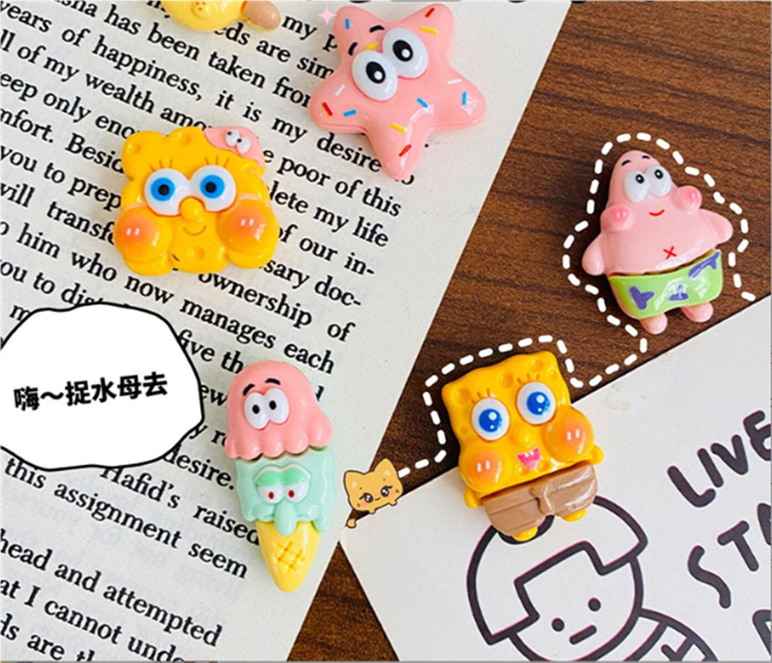 New cute cartoon fridge magnet creative personality birthday gift