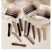 Wholesale womens solid color no crease metal hairpin