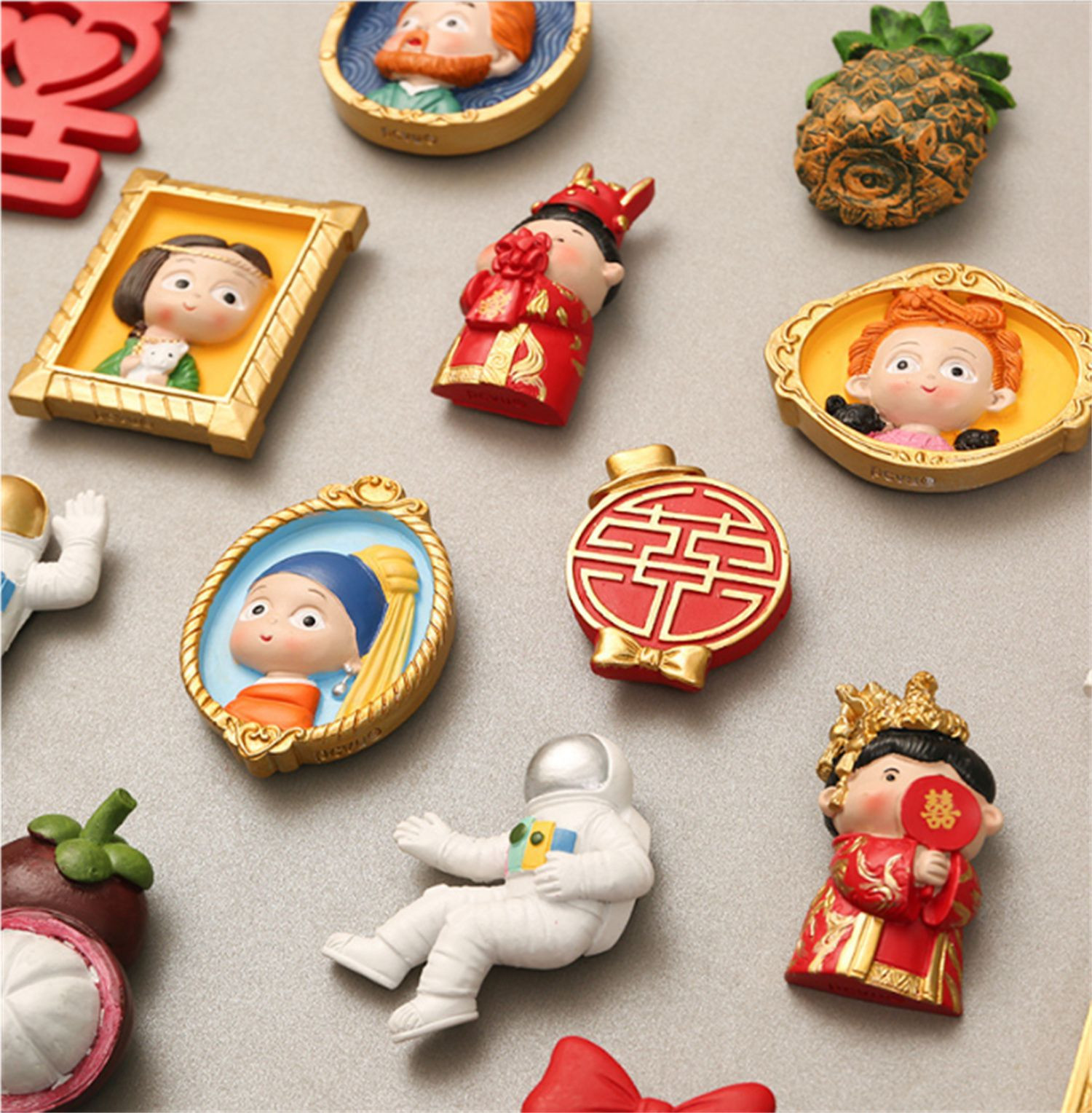Home creative travel souvenirs 3D fridge magnet