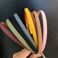 Creative compression hair clip simple solid color plastic headband