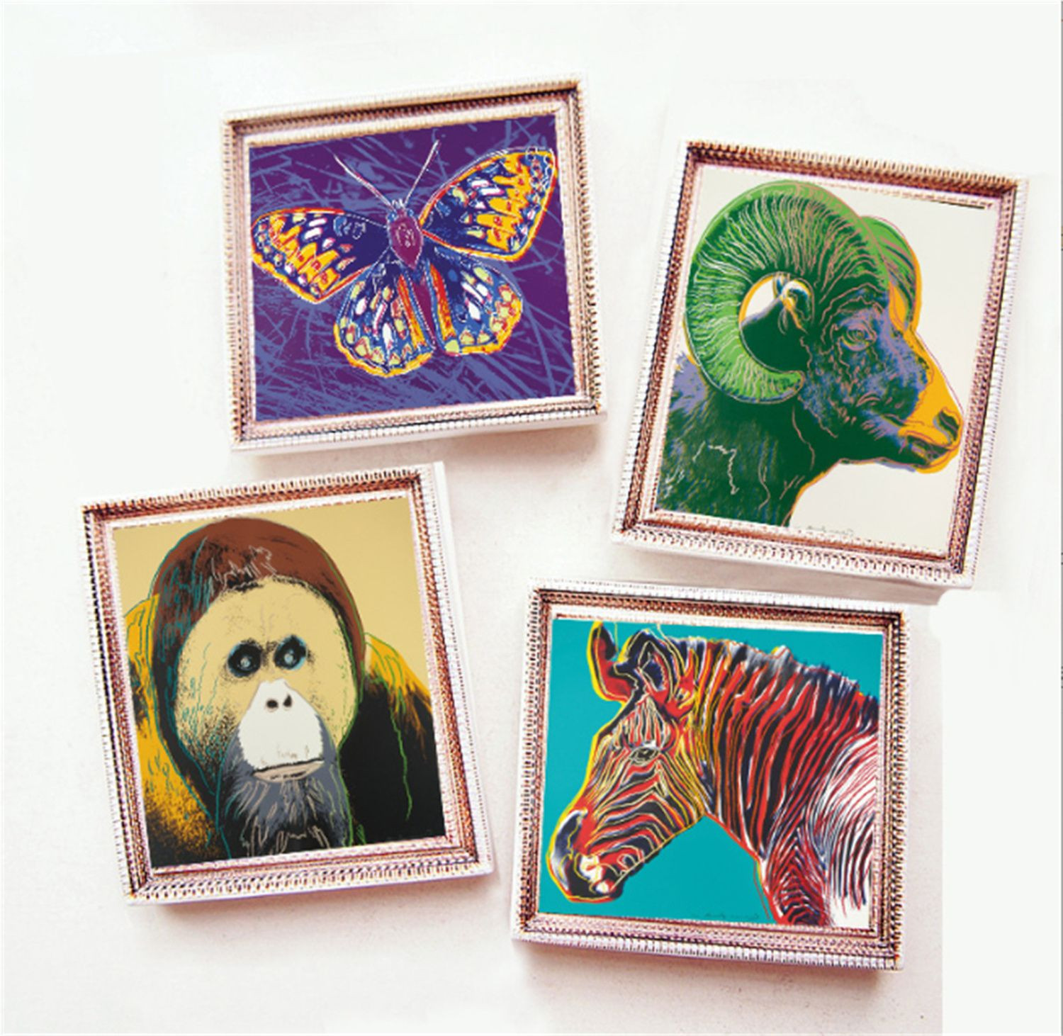 Creative home decor vintage oil painting photo frame fridge magnet
